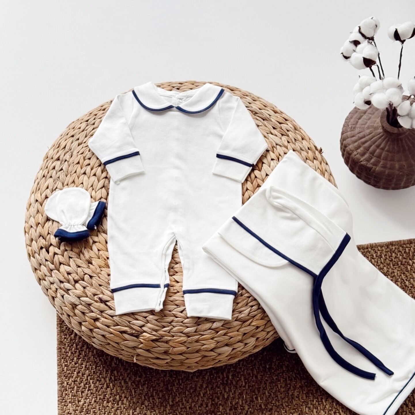 Lacivert Biyeli Tulum | Set