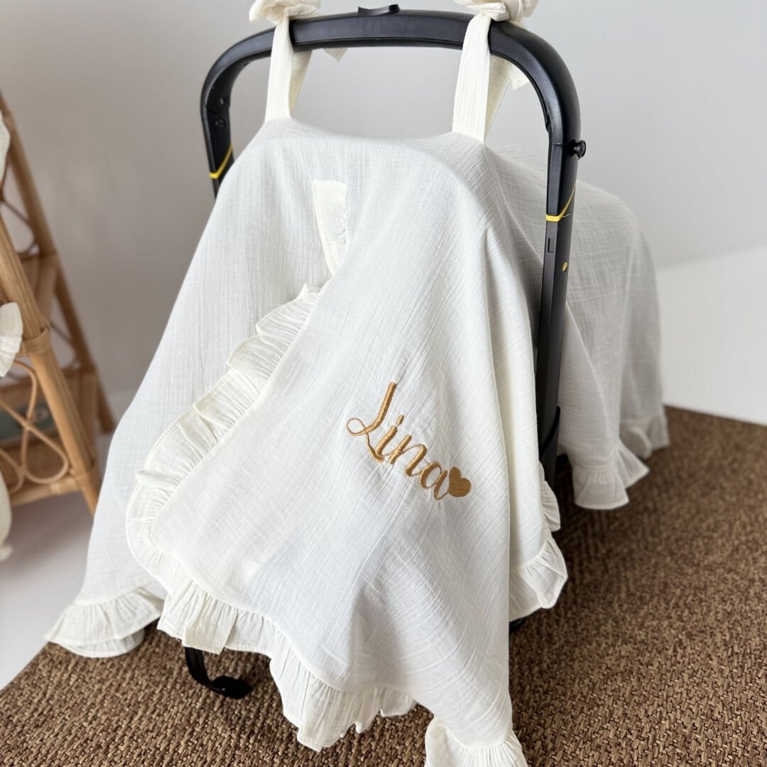 Fırfırlı Puset Örtüsü | Tek Parça