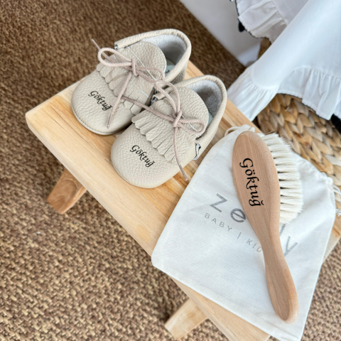 Kişiye Özel İsim Nakışlı %100 Pamuk Yeni Doğan Seti