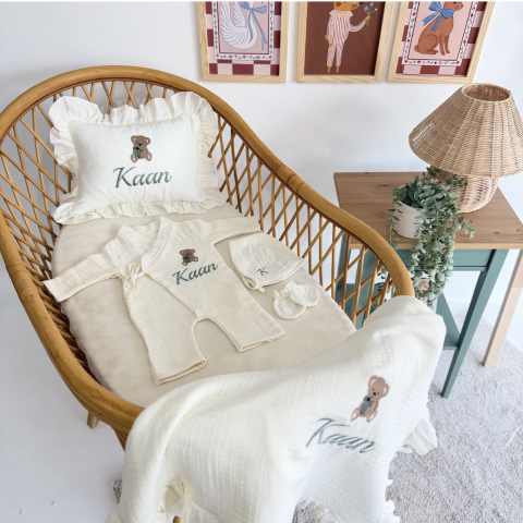 Erkek Bebek Hastane Çıkışı | 5 Parça